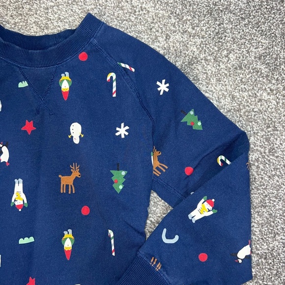 Hanna Andersson Print Crewneck Sweatshirt 6-7 years - Picture 5 of 12